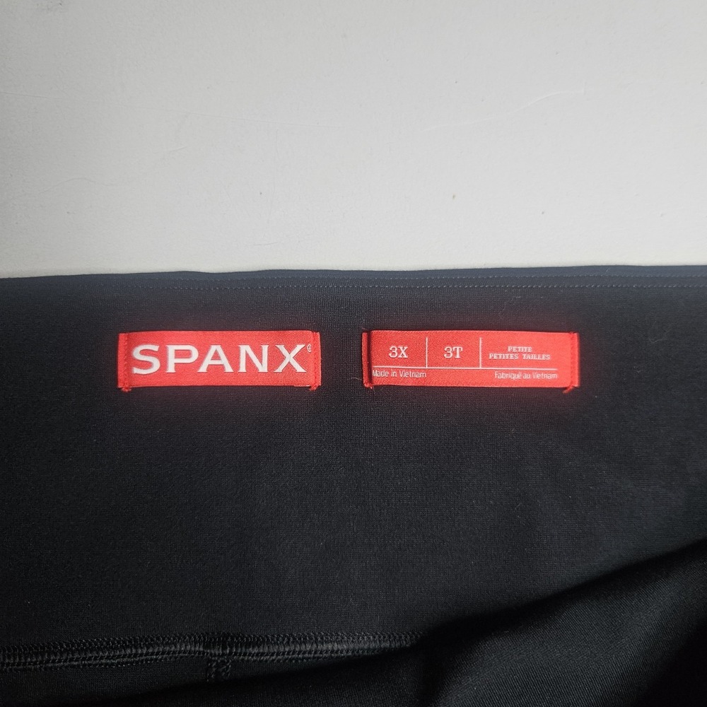 Spanx Womens New Casual Leggings 3X Petite Classic Black Pants  Shaper NWT - Picture 2 of 15